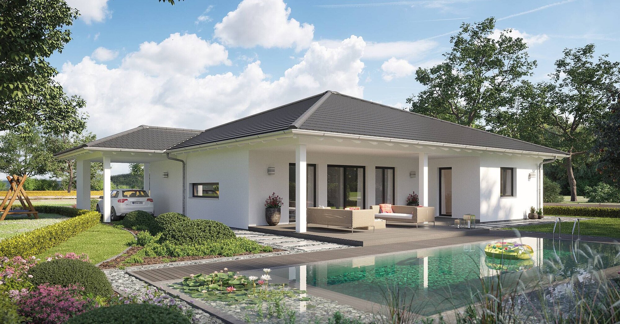 Bungalows et maisons d'angle
