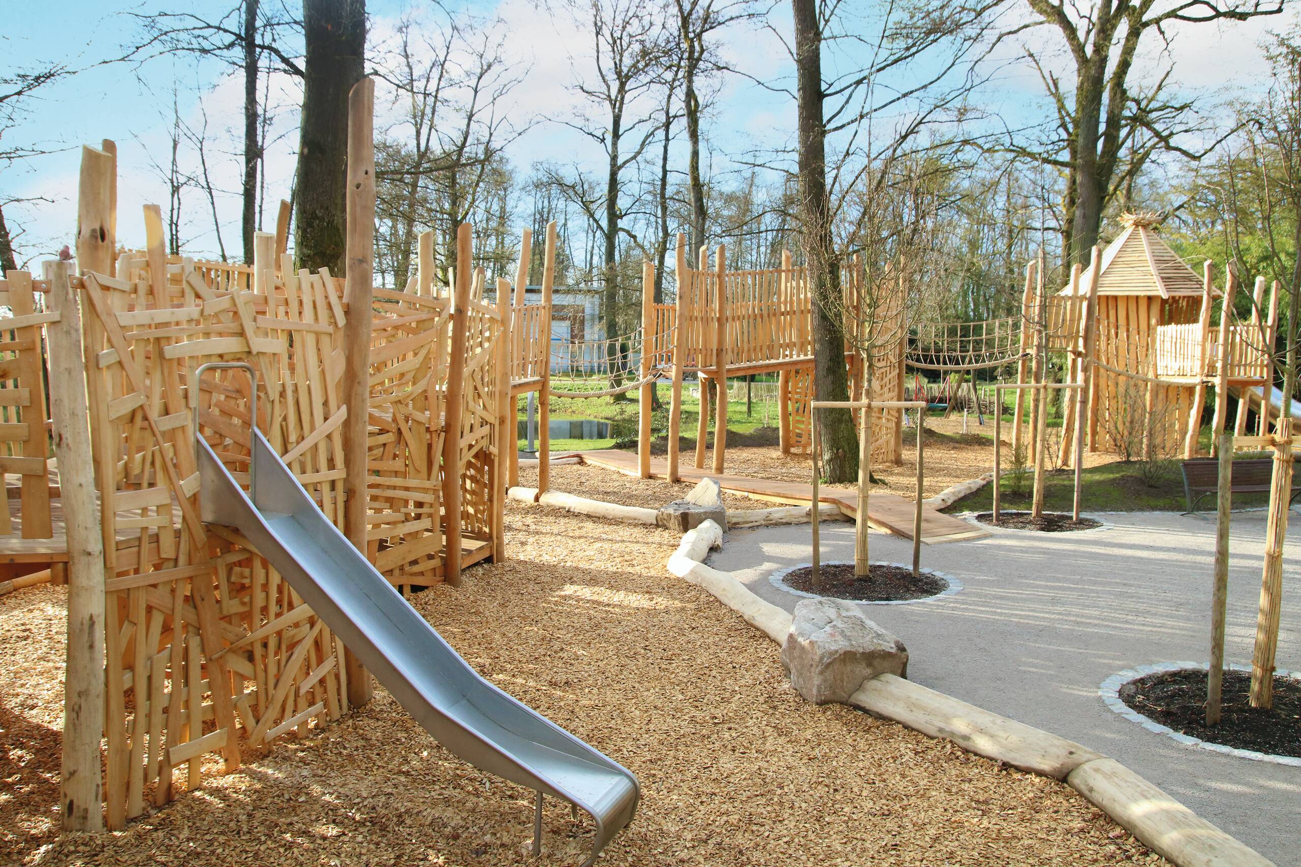 Spielplatz in der World of Living in Rheinau-Linx